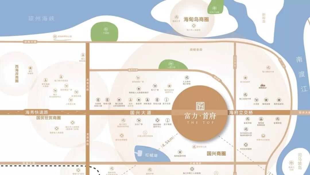 富力首府区位图